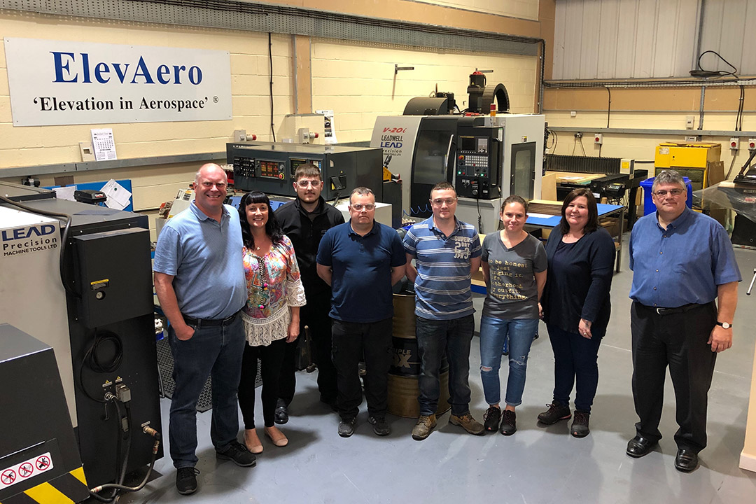ElevAero Team photo 1080x720 Adam Bartram ElevAero In Factory